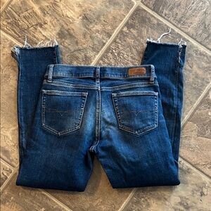 Polo by Ralph Lauren Women's Dark Blue Cropped Jeans